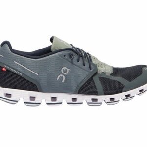 On Running Men's Black and Green Athletic Shoes